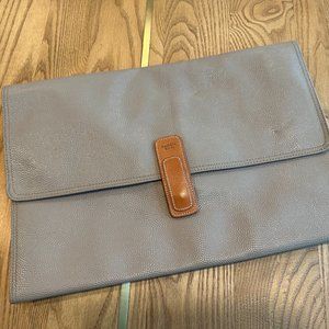 Saddle River Leather Briefcase (envelope style)